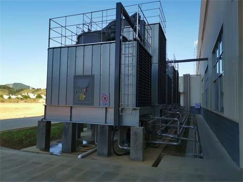 工业冷却塔是利用水和空气的接触通过蒸发作用来散去(冷却塔给水降温的